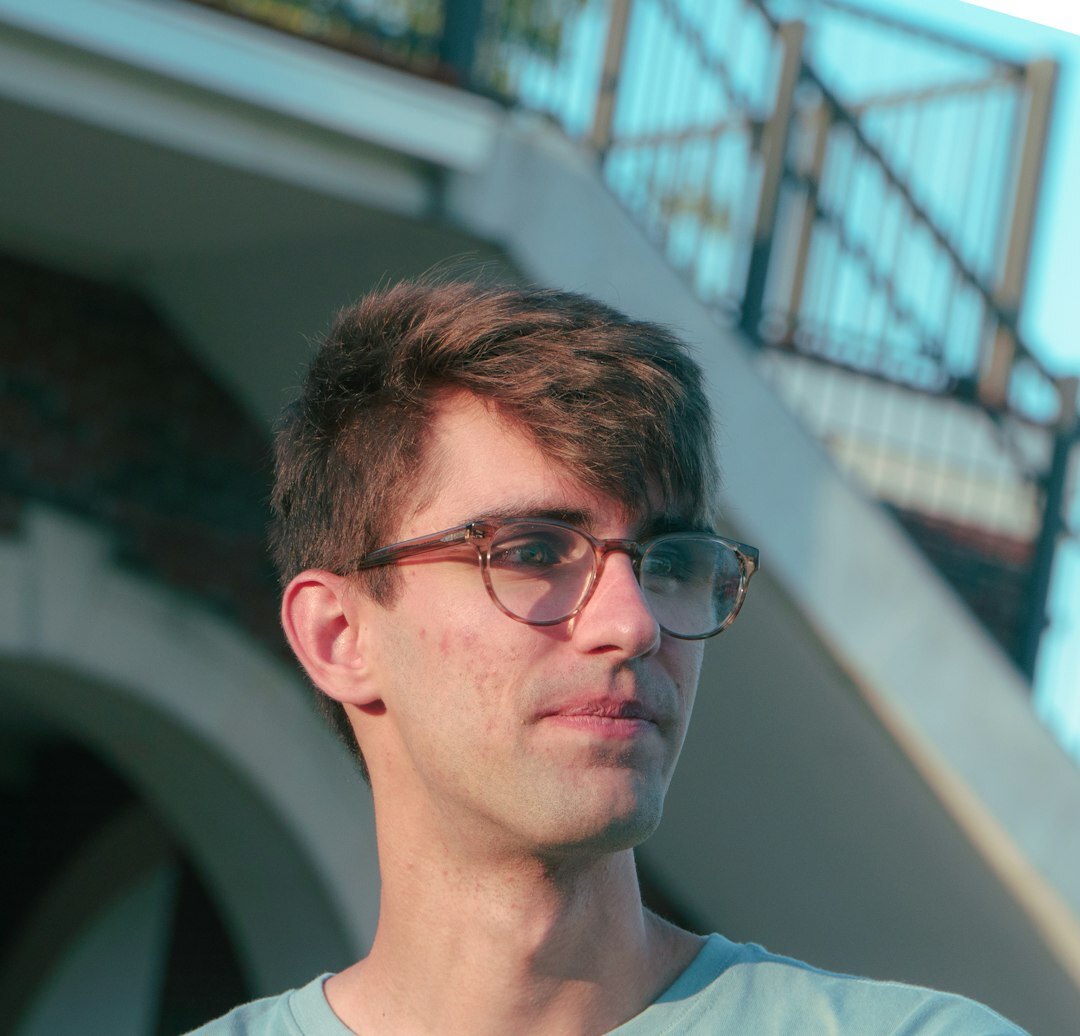 Portrait of a professional man with glasses