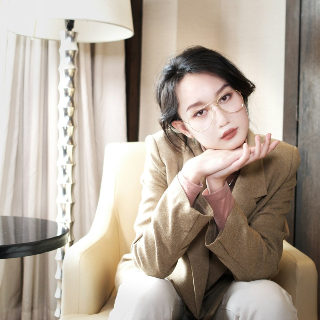 Portrait of a professional woman with glasses